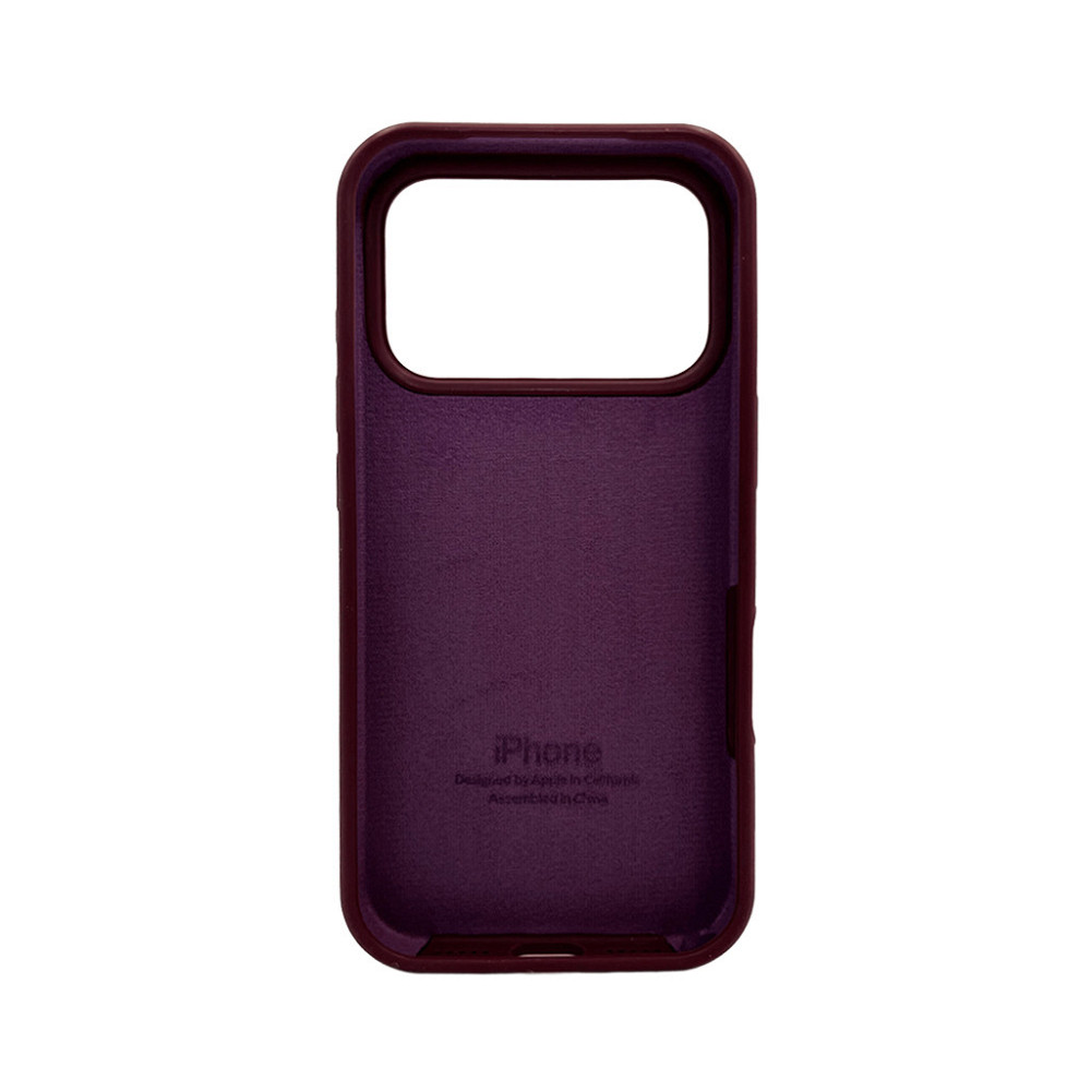 Чохол для смартфона Silicone Full Case AA Open Cam for Apple iPhone 17 Pro 35,Maroon Киев - изображение 3