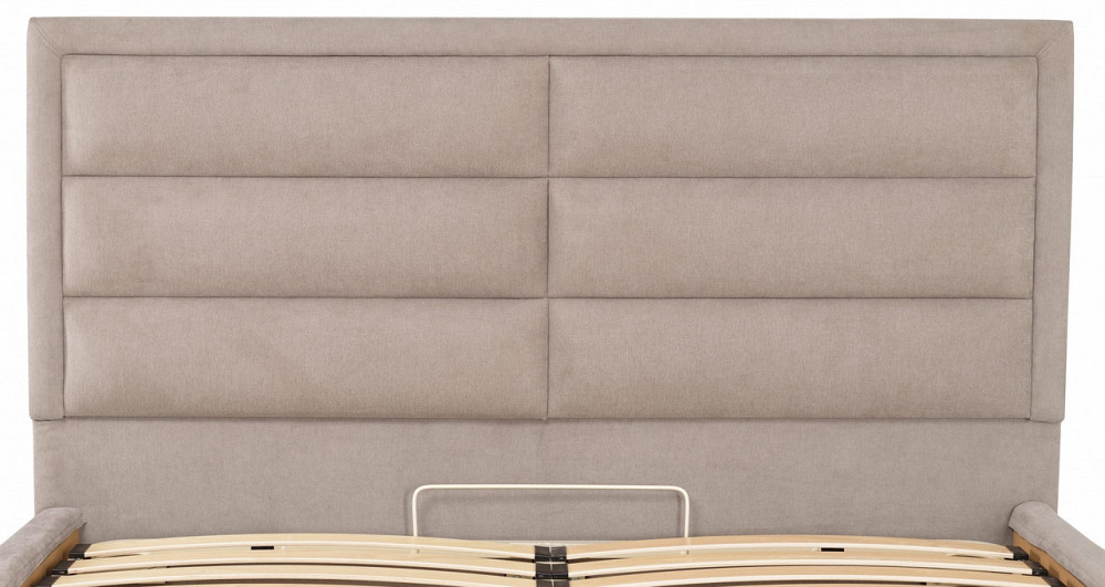 Кровать Двуспальная Orlando Comfort 160 х 190 см Мисти Mocco С подъемным механизмом и нишей для белья Мокко Днепр - изображение 12