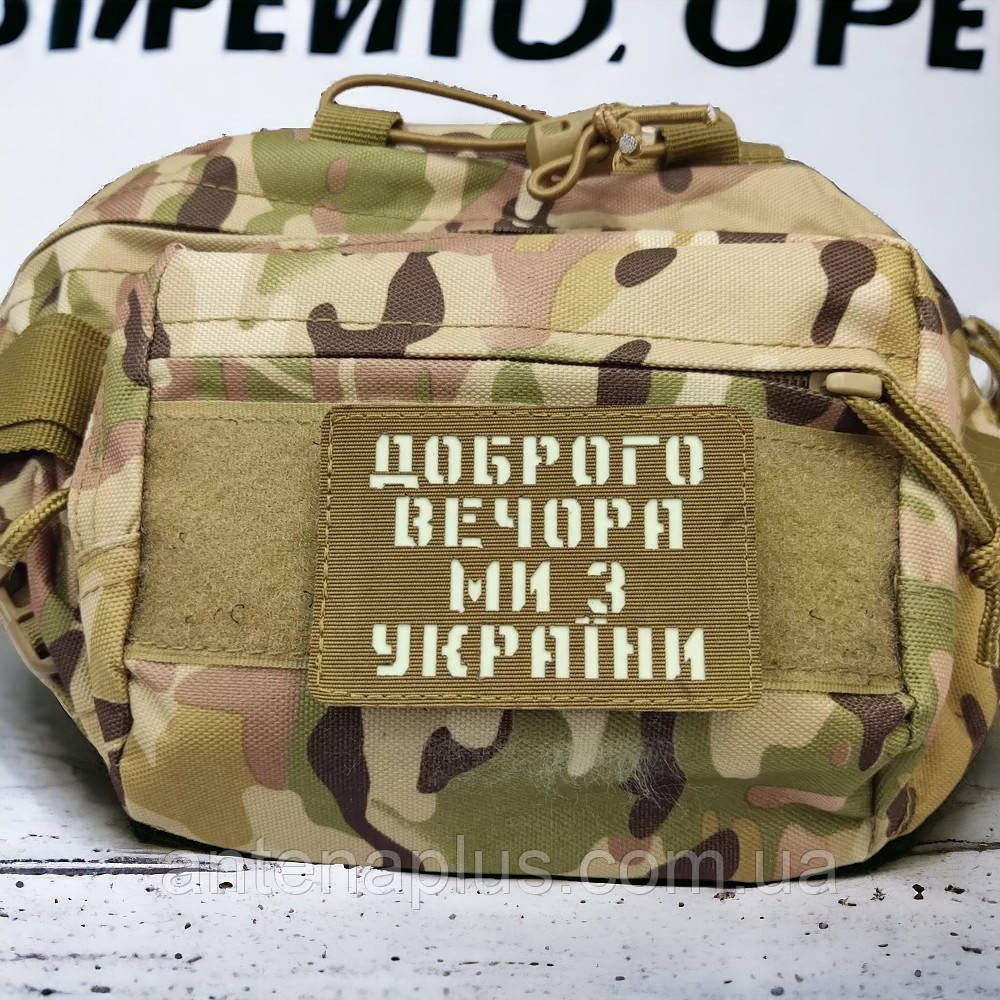 Доброго вечора ми з України Laser Cut койот шеврон / патч Київ - фото 2