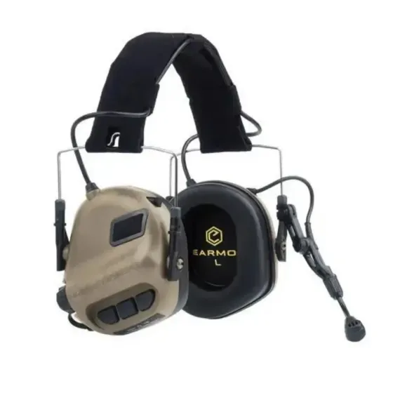 Активні захисні навушники Earmor M32H MARK3 ARC (CB) Coyote Brown з гарнітурою та кріпленням на шолом (96-00062) Киев