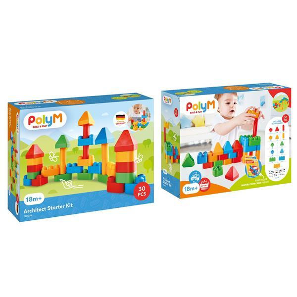 Конструктор PolyM Архітектор 30 деталей (760005) Харків - фото 8