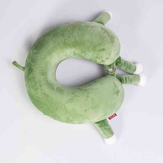 Подушка для шеи U-образная серого цвета Киев