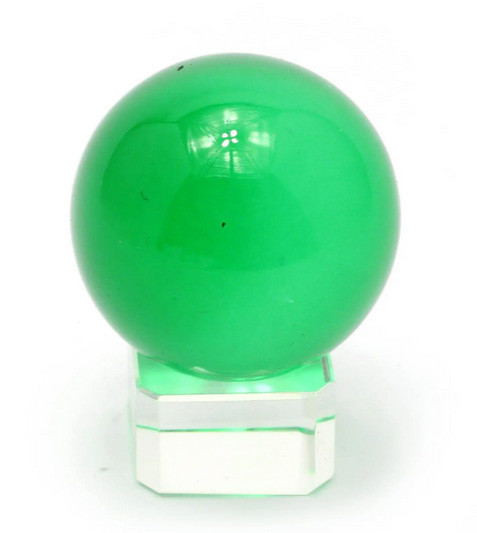Фигурка Шар зеленый хрустальный Киев - изображение 1