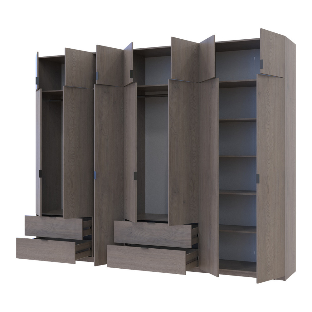 Комплект шаф для одягу Doros Лукас (2 шт.) 300х50х240 см Канноло (DRS-011855) Дніпро - фото 3