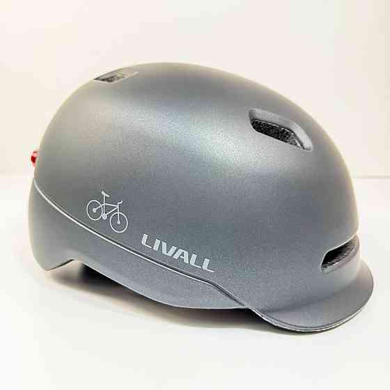Захисний шолом Livall C20 (L) Midnight Black (57-61см), сигнал стопів (LIV-000C20-5342) Київ