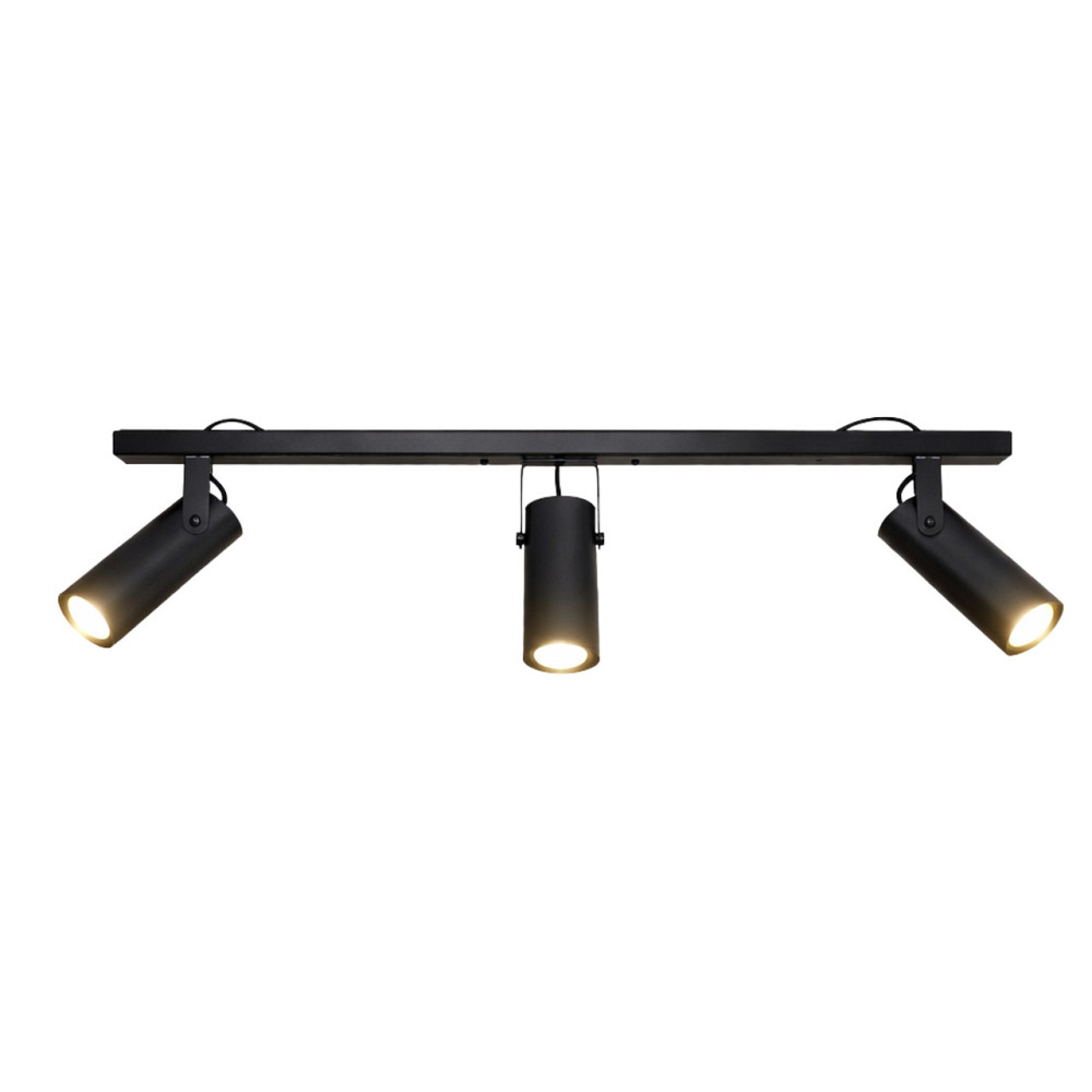 Светильник потолочный спот поворотный MSK Electric Focus под три лампы Е27 черный  NL 14050-3 BK Одесса - изображение 10