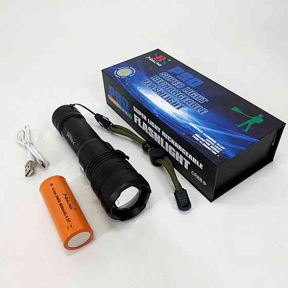 Фонарик военный Police, Мощные ручные фонари sofirn, Сверхмощный фонарь лед, Небольшой ручной фонарь XF-13 Ивано-Франковск