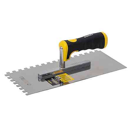 Sigma Гладилка нержавеющая штукатурная Profi 280×130мм c зубом 8×8мм SIGMA (8327531) Коломия