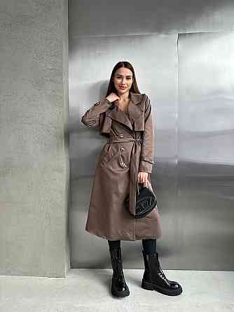 Жіночий трендовий стильний тренч  щільна котон-парка моко Одеса