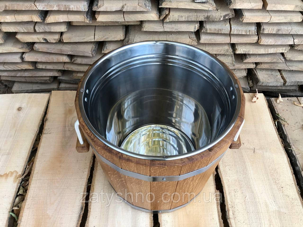 Запарник с нержавеющей вставкой 20 л Киев - изображение 2