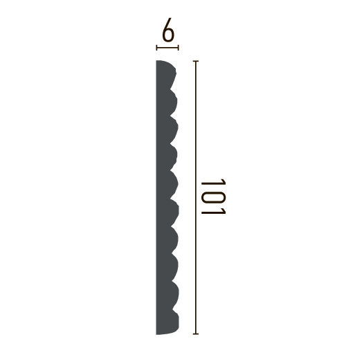 Молдинг полиуретановый гладкий Gaudi Decor CR 3001 Днепр - изображение 2