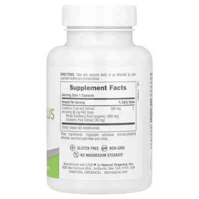 Витаминно-минеральный комплекс Natures Plus Клюква органическая, PRO Cranberry Plus, 60 капсул (NAP-39516) Винница