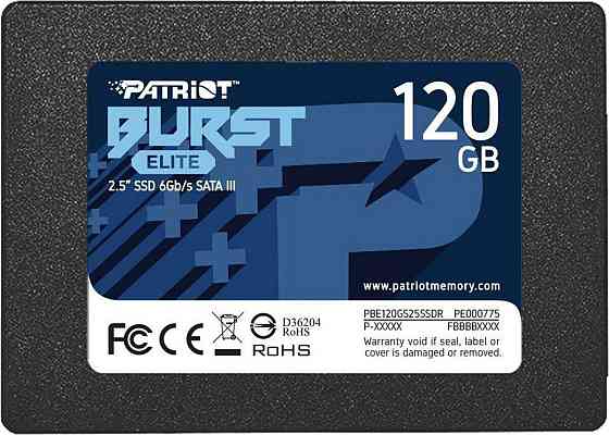 SSD Patriot Burst Elite 120GB 2.5" 7mm SATAIII TLC 3D Киев