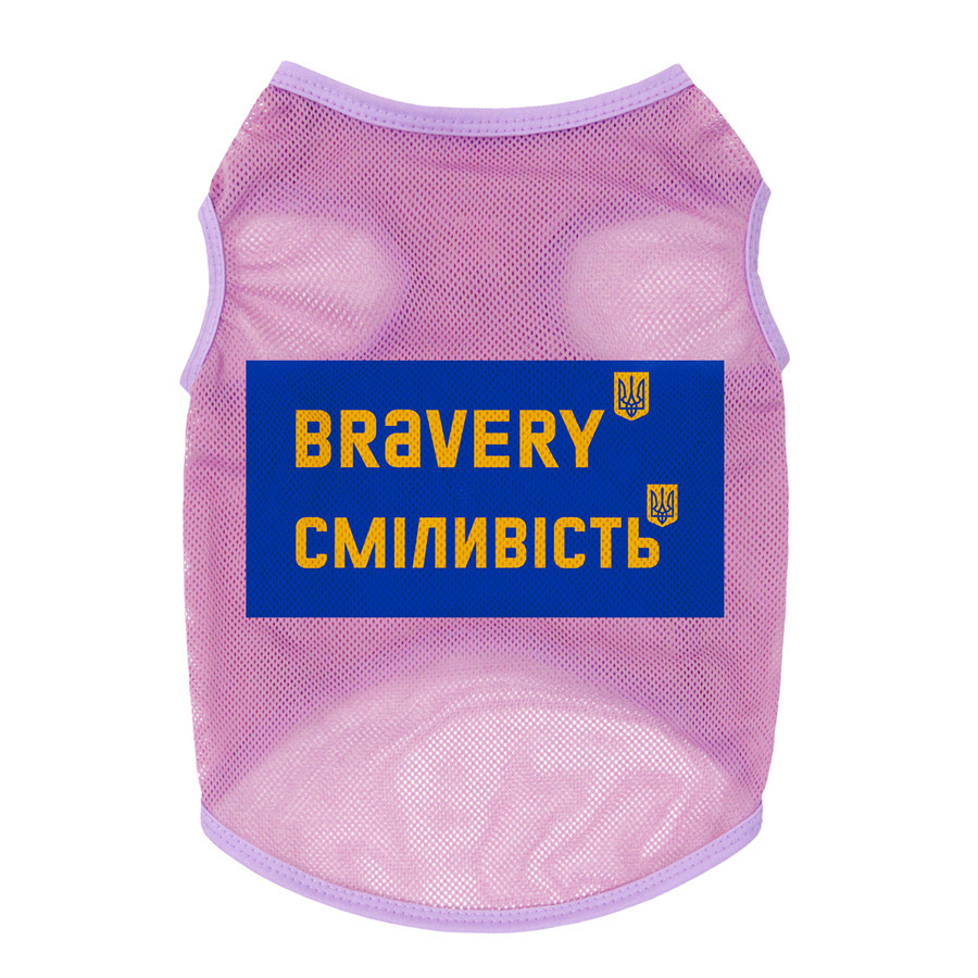 Майка для собак WAUDOG Clothes малюнок "Сдрібність", сітка, XS, B 26-29 см, C 16-19 см рожевий Вінниця - фото 2