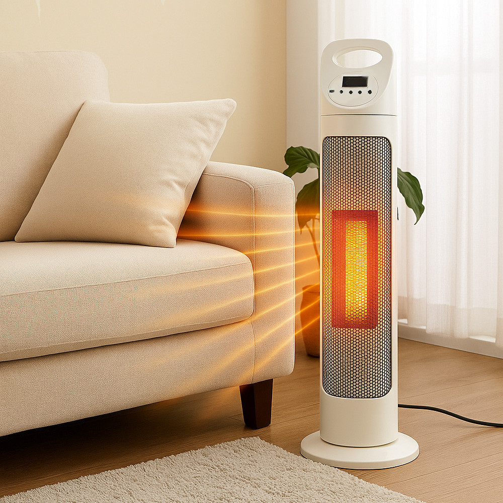 Тепловентилятор з пультом, зима-літо, 3500 Вт, BFX-768-1668 / Портативний тепловентилятор / Обігрівач повітря Київ - фото 6