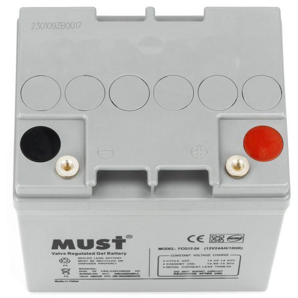Гелевый аккумулятор MUST 12v 24Ah FCG12-24 Киев - изображение 2
