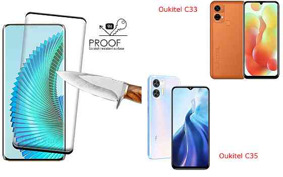 Захисне скло HyperGlass Pro для Oukitel C33, Oukitel C35 – максимальна чутливість та захист Київ