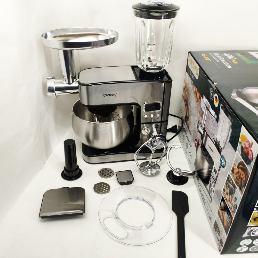 Планетарный миксер для теста и взбивания, Миксер тестомес для дома, Многофункциональный кухонный прибор JH-78 Львов - изображение 7