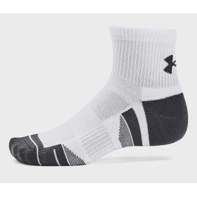 Носки Under Armour 1379510-100 Performance Tech 3 пари Qtr білий MD (196884002121) Винница - изображение 3
