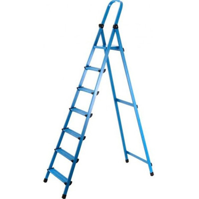 Драбина Work&apos;s стрем&apos;янка металева - 407 (7 сх., синя) (63274) Вінниця - фото 1