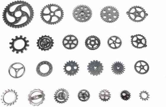 Шармы-шестеренки в стиле стимпанк для рукоделия 100 г Киев