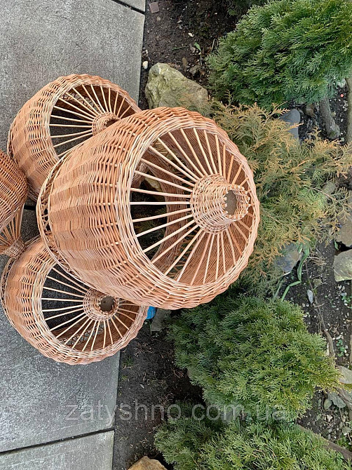 Кофейная  плетеная люстра Киев - изображение 6