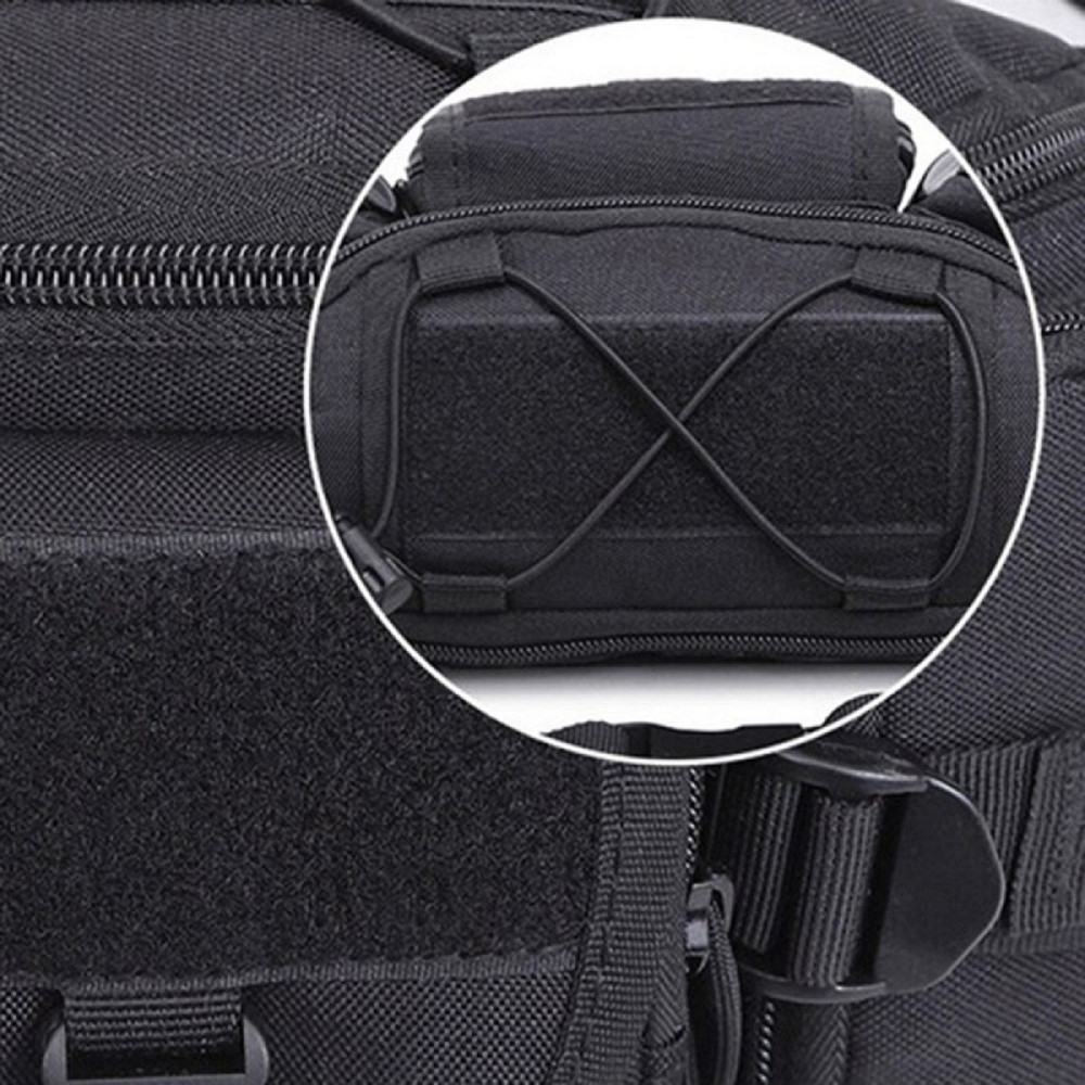 Сумка тактична поясна чорна Київ - фото 7