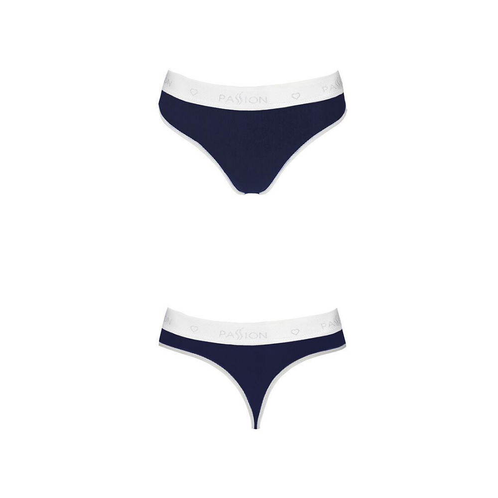 Спортивні трусики-стрінги Passion PS007 PANTIES M, navy blue Sex Aura Київ - фото 5