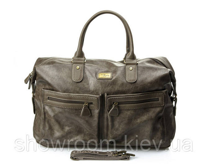 Чоловічі дорожні стильні сумки David Jones (355) тауп Київ - фото 1