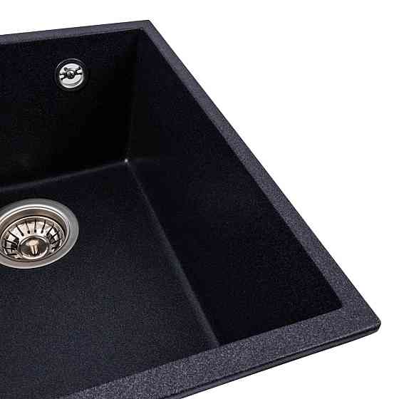 Гранітна мийка для кухні VALESO ROXY 3744 матова Карбон Коломыя