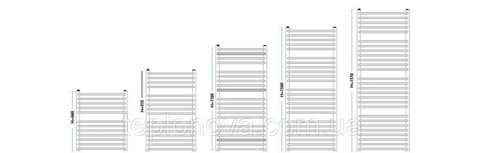 Комбинированный полотенцесушитель Белый 910х560 Terma Alina Черновцы - изображение 9