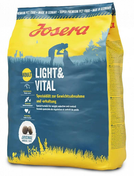 Сухий корм Josera Light & Vital (Йозера Лайт енд Вітал) для собак із зайвою вагою, 3 кг Вінниця - фото 1