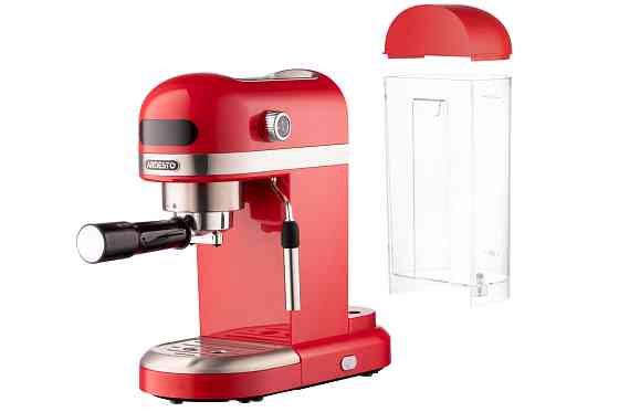 Кавоварка ARDESTO ріжкова 1.4л, мелена, ручний капучинатор, підігрів чашок, червоний Київ
