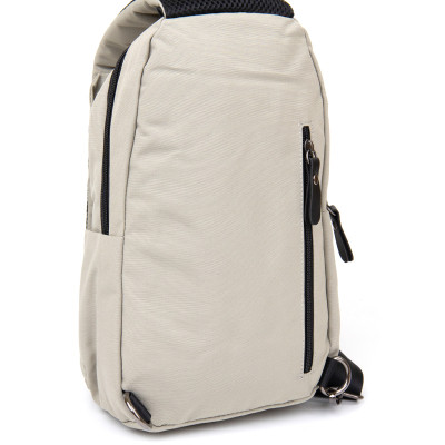 Сумка Vintage Через плече нейлон Світло-сіра (20631) Вінниця - фото 9