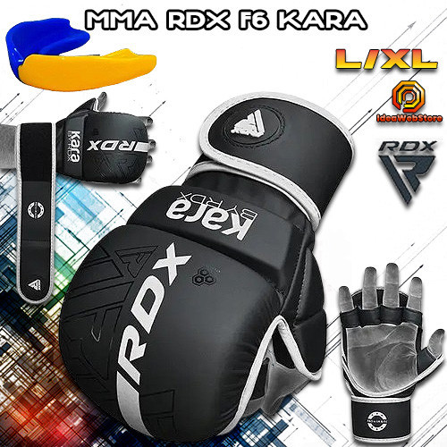 Рукавички для ММА змішаних єдиноборств рукопашного бою ММА F6 MATTE WHITE PLUS розмір L/XL Київ - фото 6