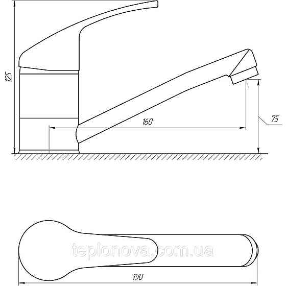 Смеситель для умывальника Globus Lux Solly GLSO-0203М Черновцы