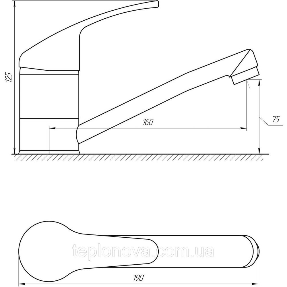 Смеситель для умывальника Globus Lux Solly GLSO-0203М Черновцы - изображение 3