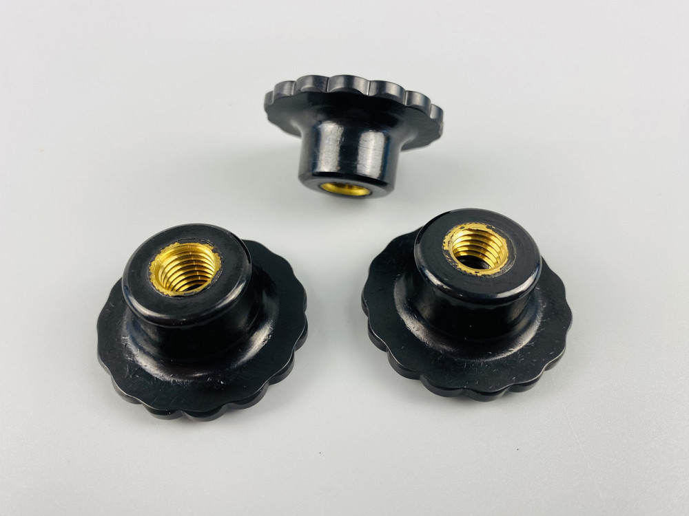 Наконечник важеля універсальний М10, D40 (шар чорний), латунна втулка різь внутрішня М10 Мукачево - фото 8