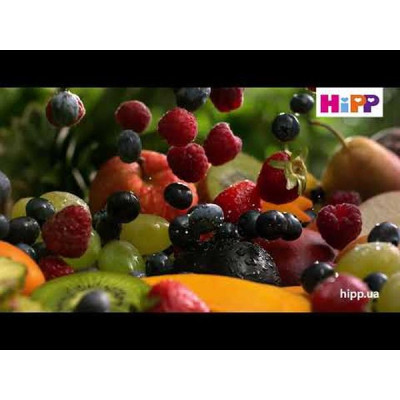 Дитяче пюре HiPP Яблуко Персик Чорниця Малина 100 г (9062300133773) Вінниця - фото 2