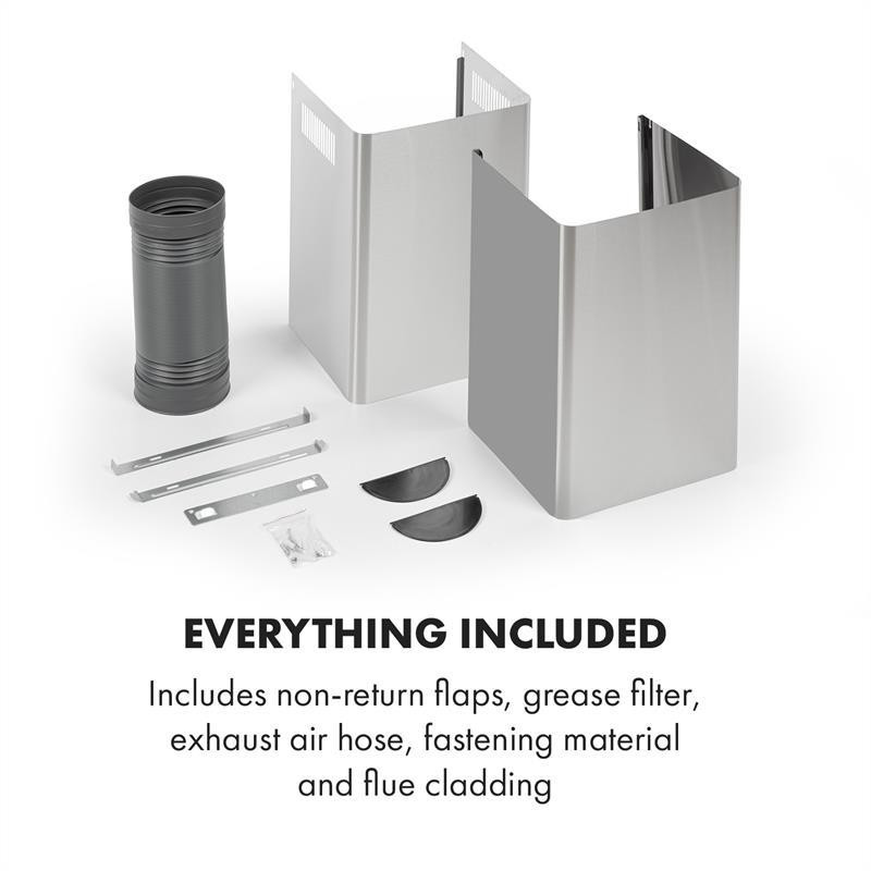 Вытяжка Gloria работа на вытяжке 60 см 580 м³/ч Стеклянный экран RGB LED нержавеющая сталь серебристый/черный Ровно - изображение 8