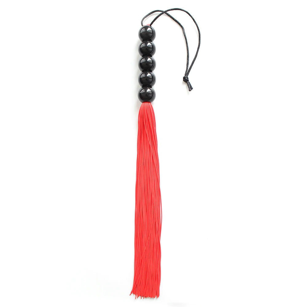 Кнут красный, ручка из шариков FLOGGER, 45 см Sex Aura Киев - изображение 1