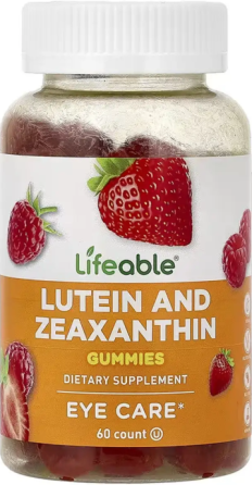 Витамины для глаз Lifeable Lutein and Zeaxanthin Adults 60 жев таб клубника Киев