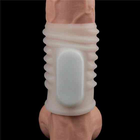 Насадка на член - Vibrating Spiral Knights Ring White Sex Aura Київ