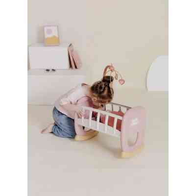 Ігровий набір Smoby Колиска Бебi Ньорс. Терракотова пудра з мобілем, 18 міс. (7600220390) Вінниця