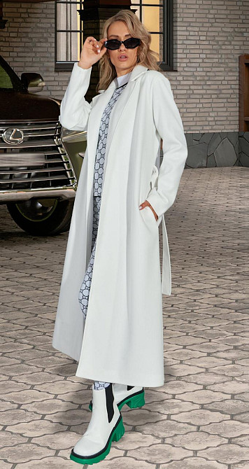 Кашемірове пальто з розрізами Київ - фото 2