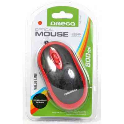 Мишка Omega OM-06V optical red (OM06VR) Вінниця