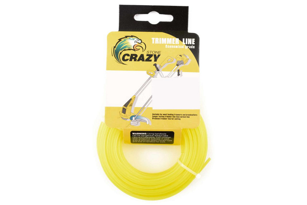 Леска мотокосы Ø2,4mm, 15 метров (квадратная, желтая) Мукачево - изображение 1