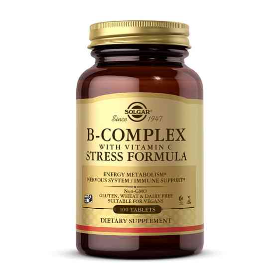 B-Complex with Vitamin C Stress Formula - 100 tabs Киев