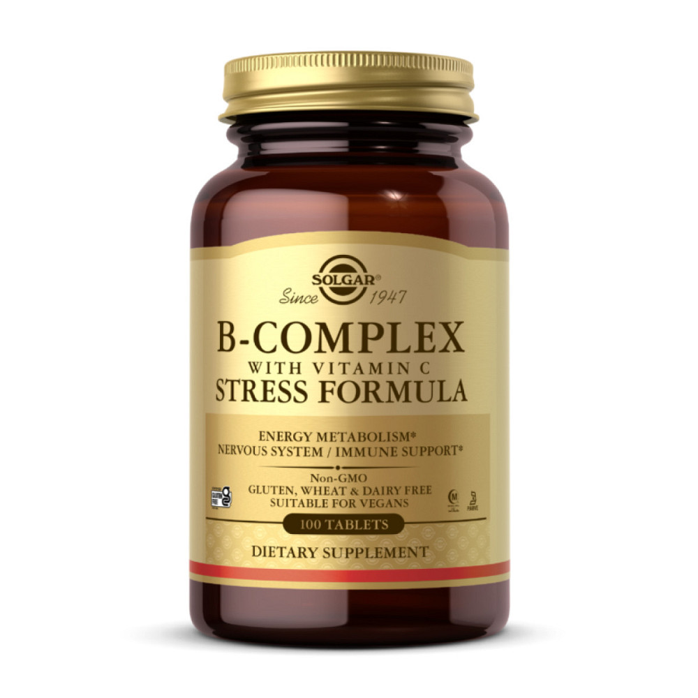 B-Complex with Vitamin C Stress Formula - 100 tabs Киев - изображение 1