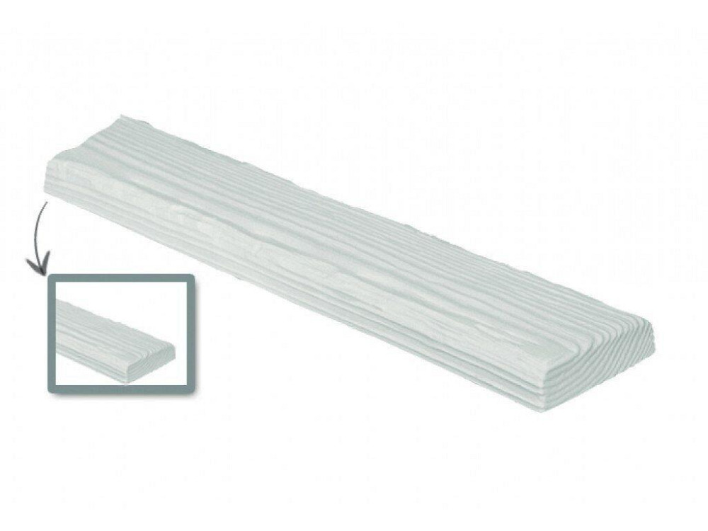 Панель поліуретанова DECOWOOD рустік ET 306 (2м) classic біла 12х3,5 Дніпро - фото 2